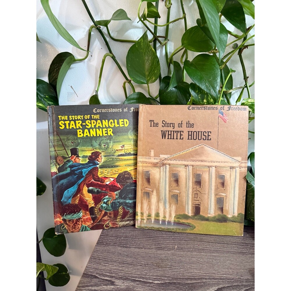 Vintage Cornerstones of Freedom Book Set – Star-Spangled Banner & White House